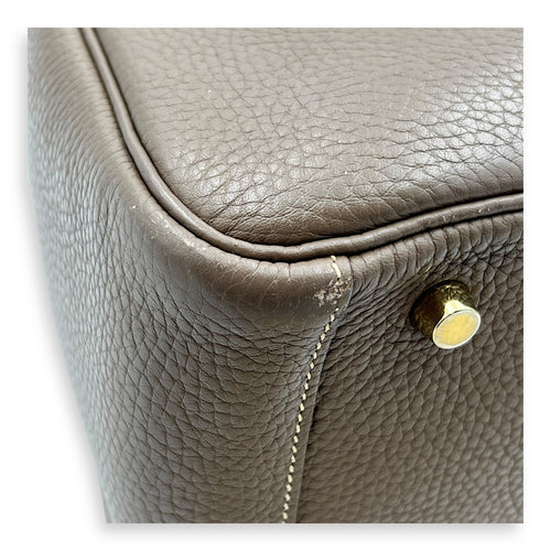 Lindy Etoupe in Clemence, Gold hardware