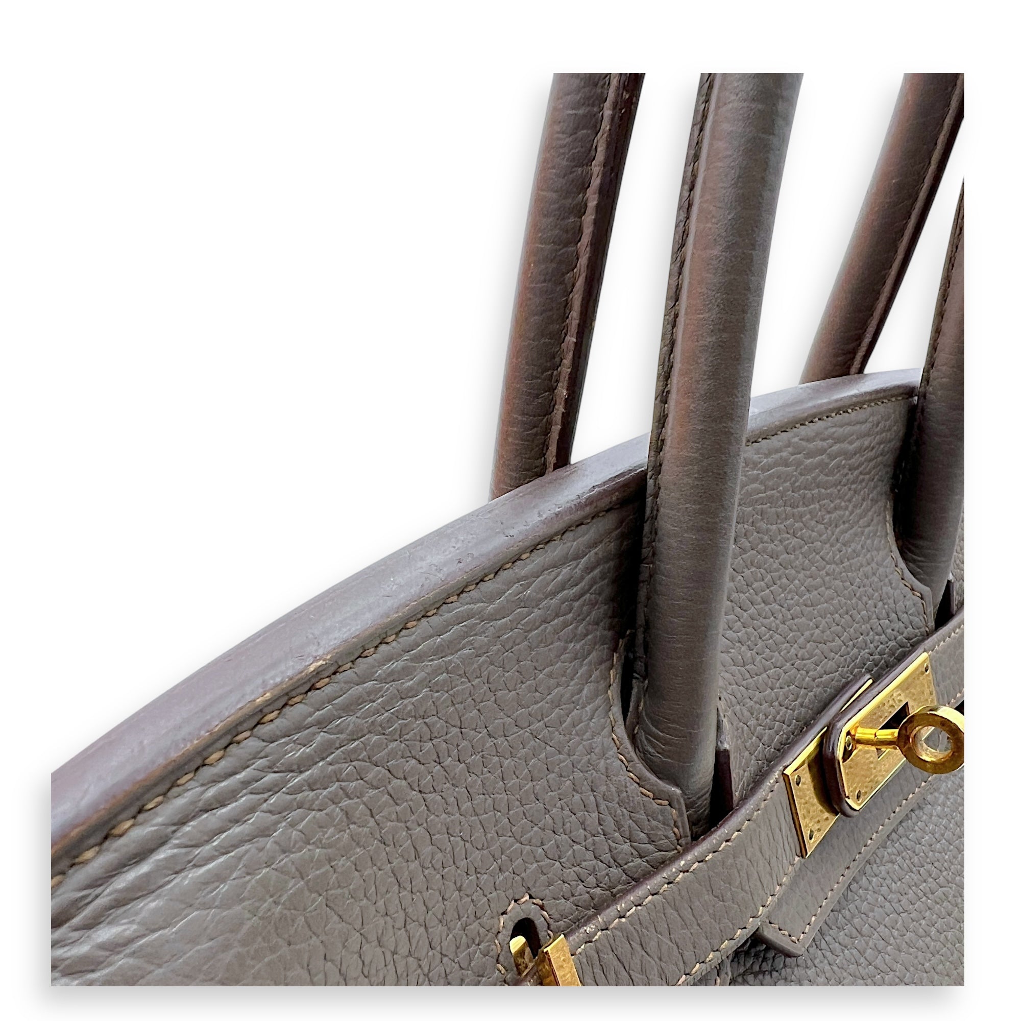 Birkin Etain in Clemence, Gold hardware