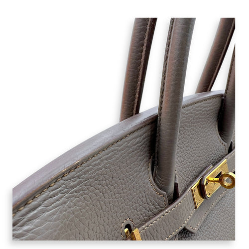 Birkin Etain in Clemence, Gold hardware