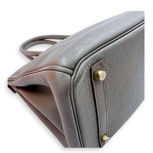 Birkin Etain in Clemence, Gold hardware