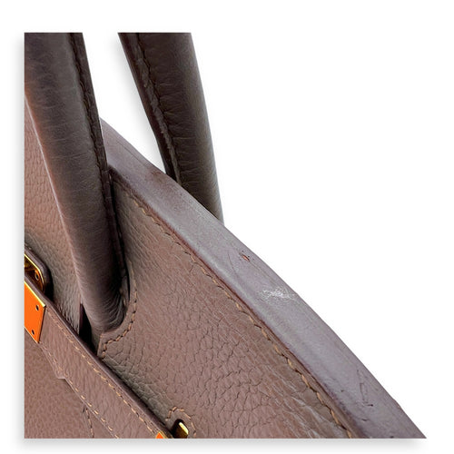 Birkin Etain in Clemence, Gold hardware