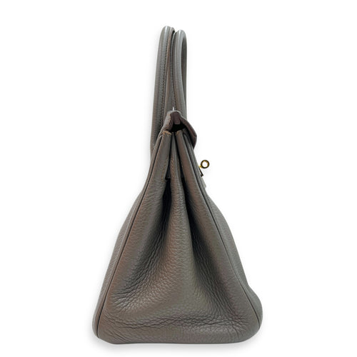 Birkin Etain in Clemence, Gold hardware