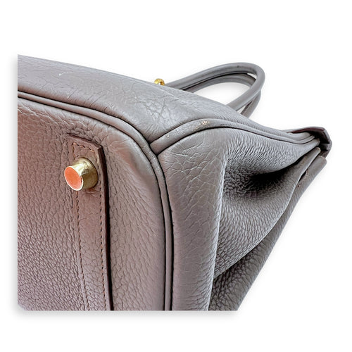 Birkin Etain in Clemence, Gold hardware