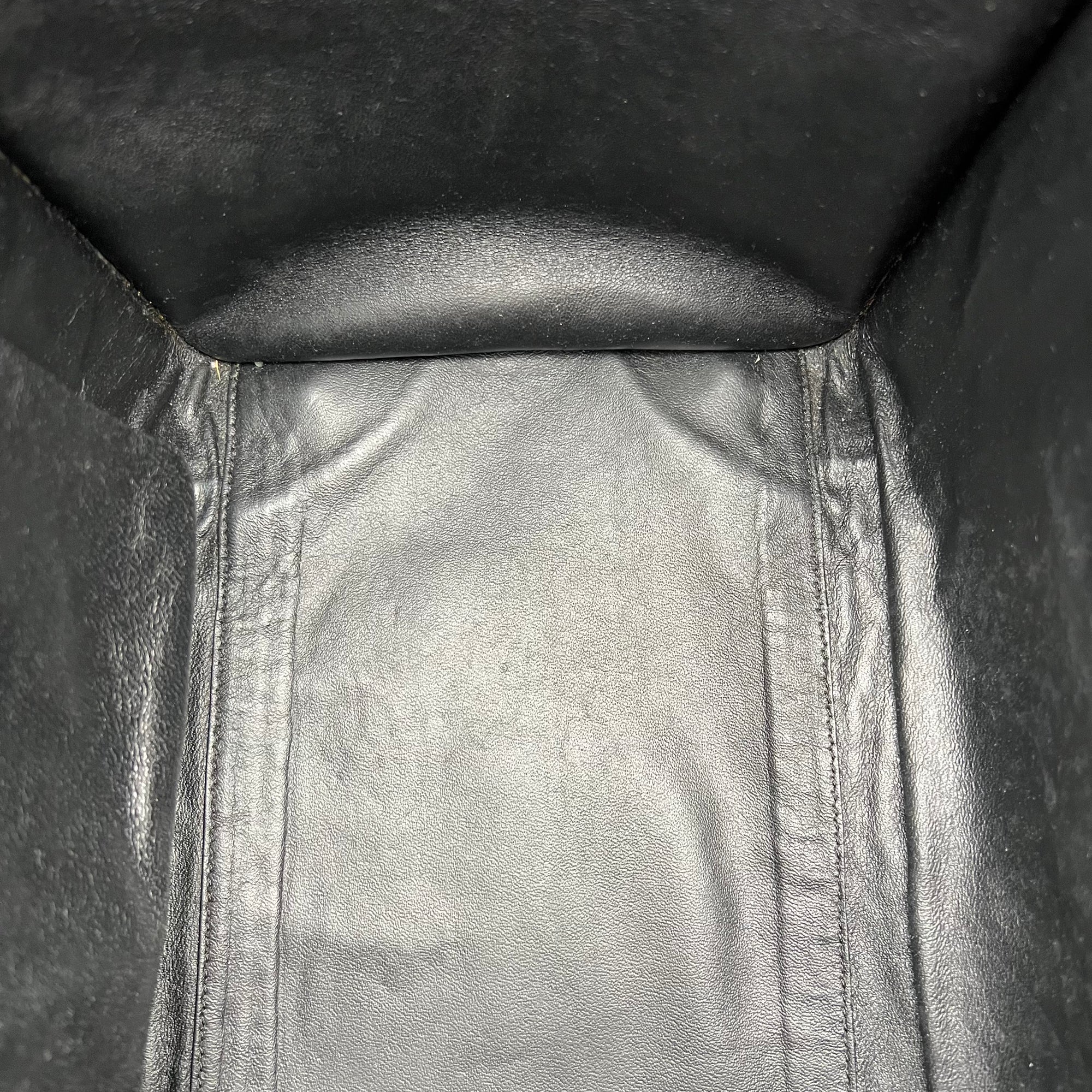 Luggage Mini Black Top Handle Bag in Calfskin, Gold hardware