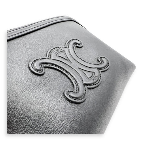 Triomphe Crossbody Bag Black in Calfskin, Gold hardware