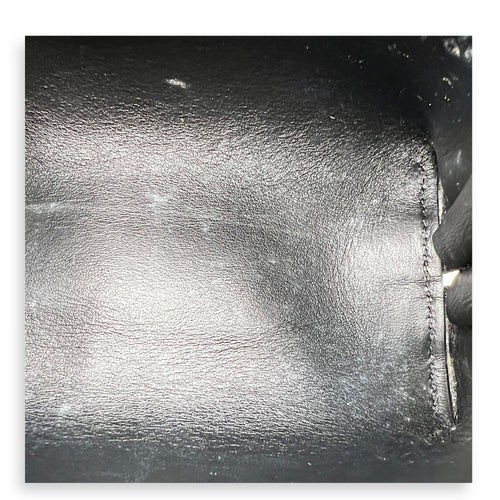 Triomphe Crossbody Bag Black in Calfskin, Gold hardware