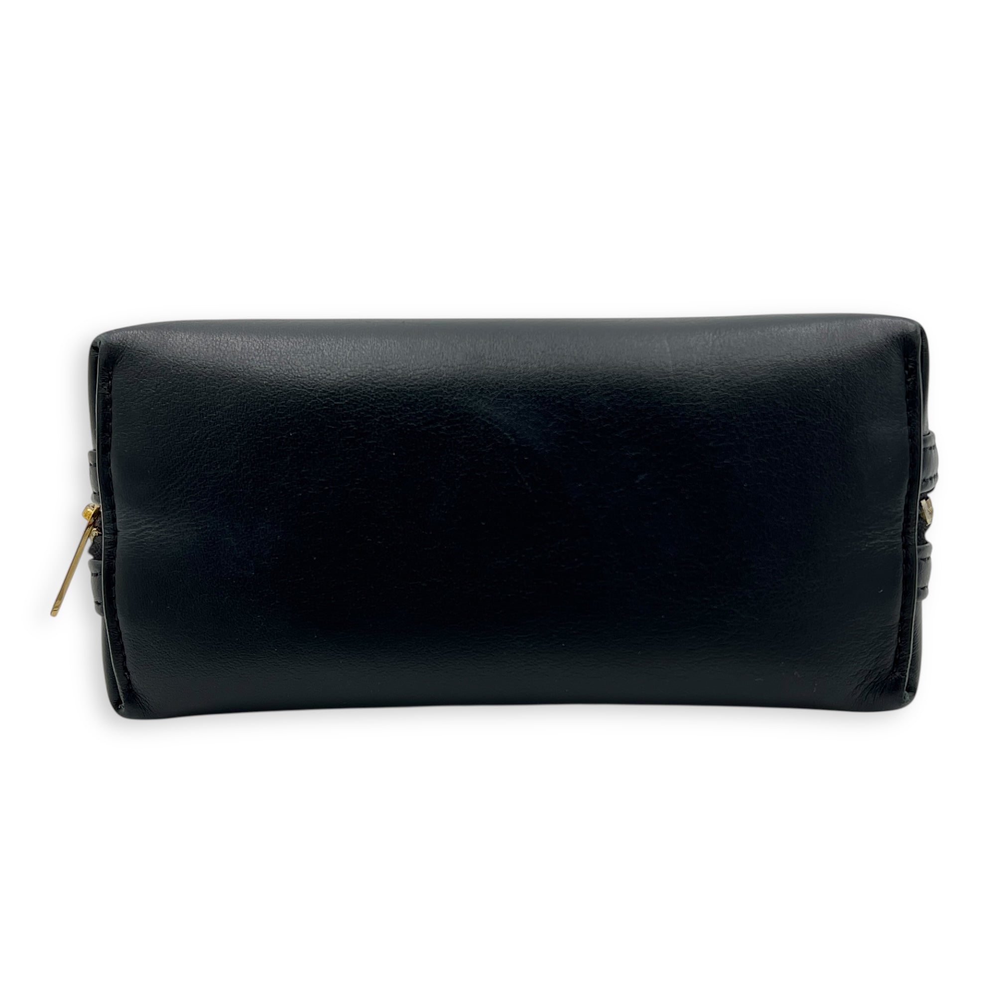 Triomphe Crossbody Bag Black in Calfskin, Gold hardware