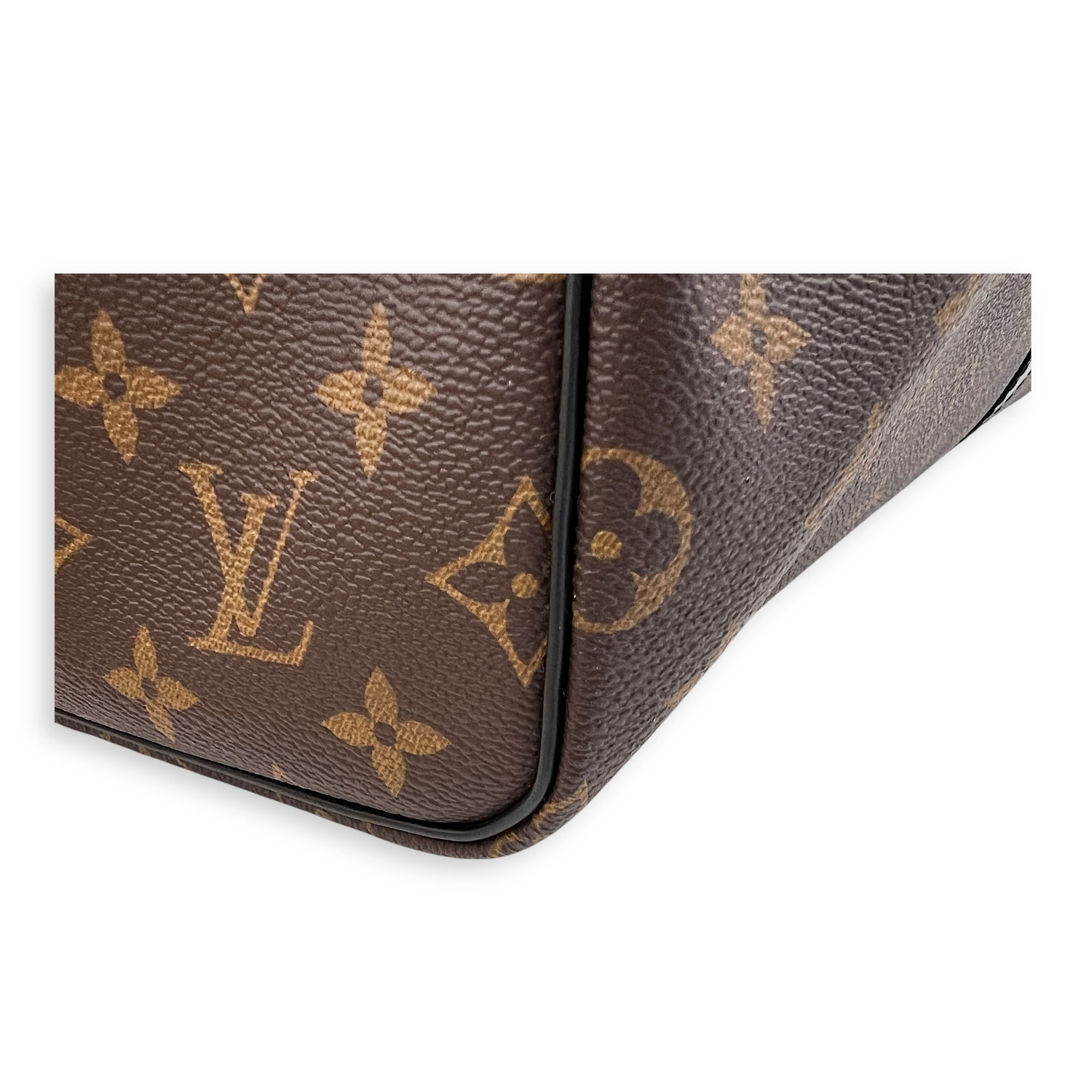 Keepall Duffle Bag 55 Black in Monogram Coated Canvas, Silver hardware