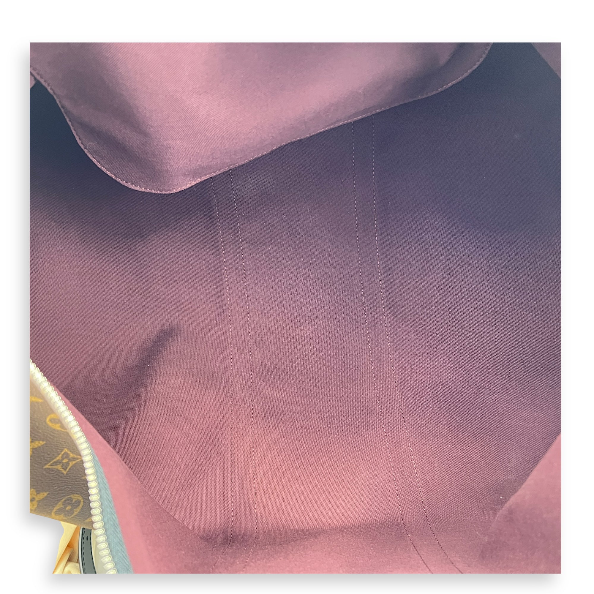 Keepall Duffle Bag 55 Black in Monogram Coated Canvas, Silver hardware