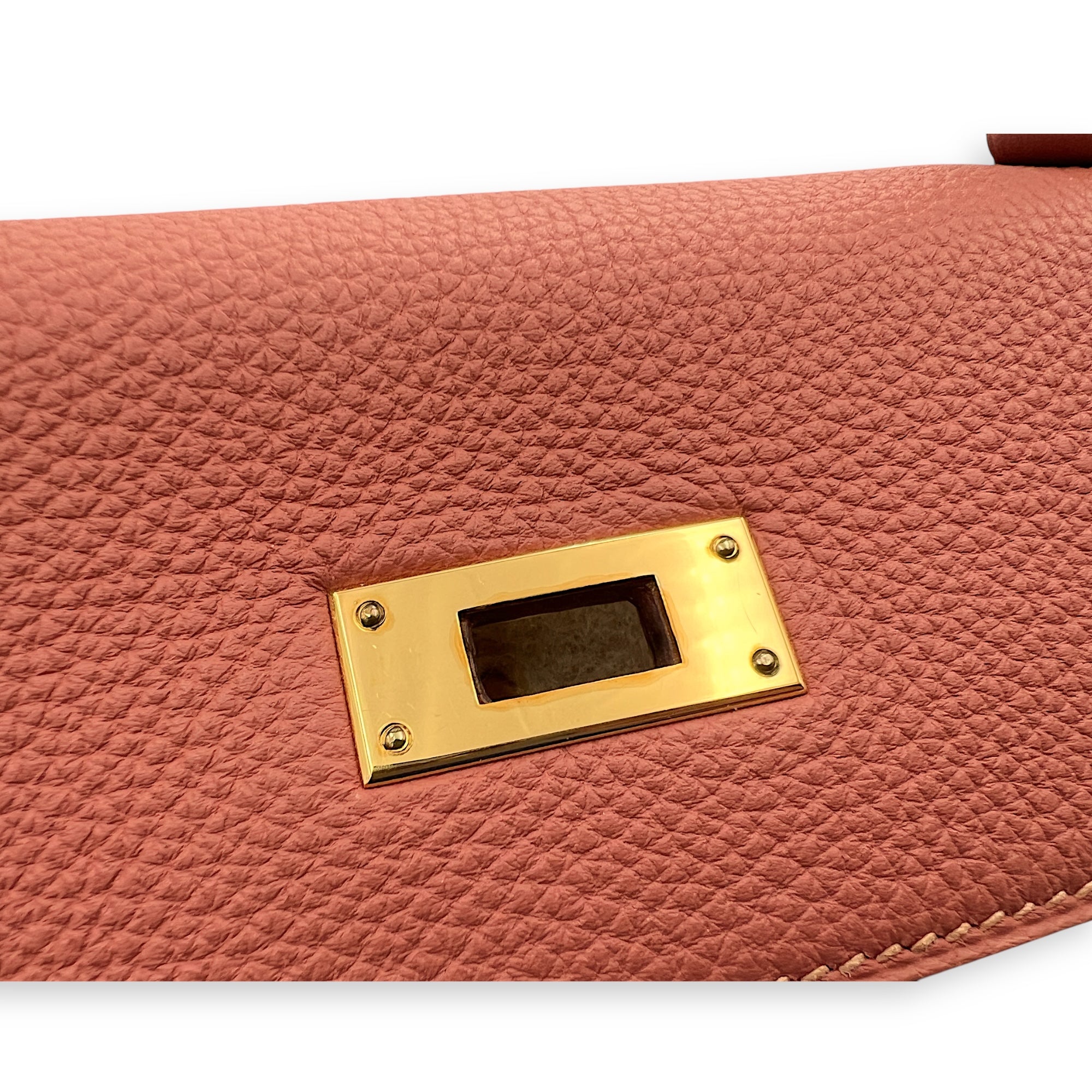 Kelly bois de rose in Togo, Gold hardware