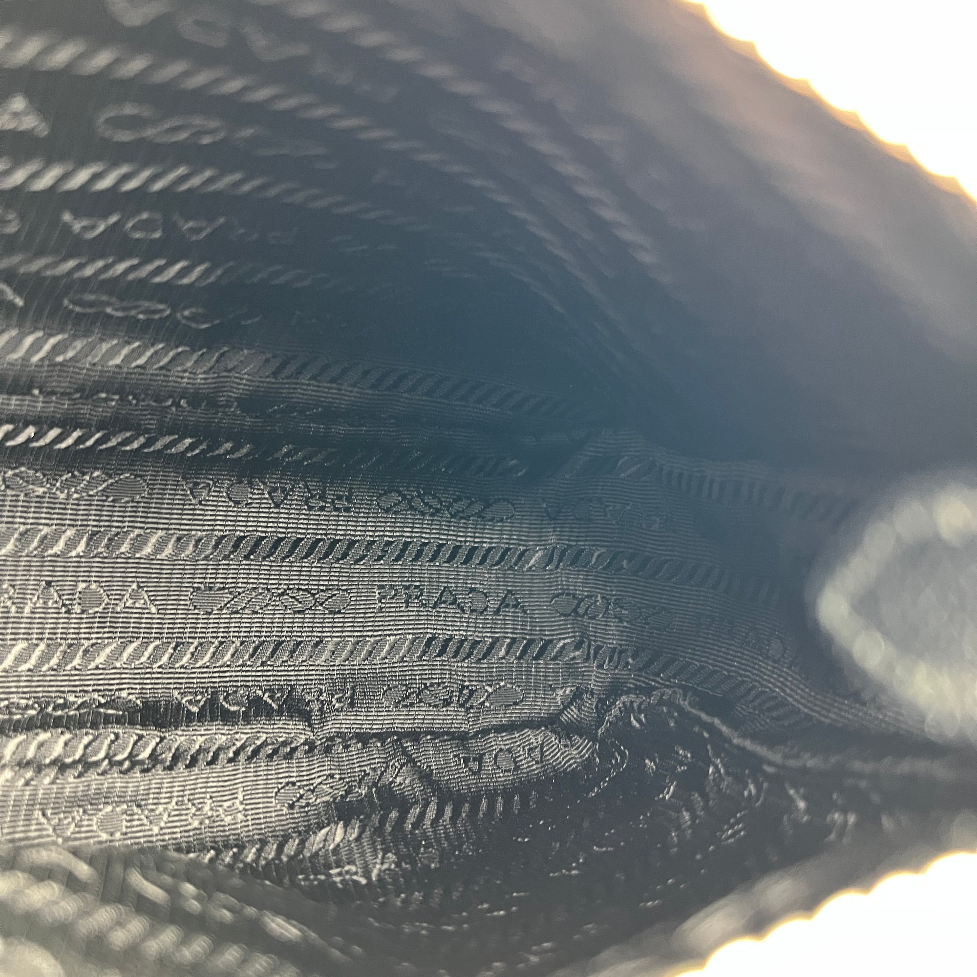 Re-Edition 2005 Crossbody Bag Black in Re-Nylon, Silver hardware