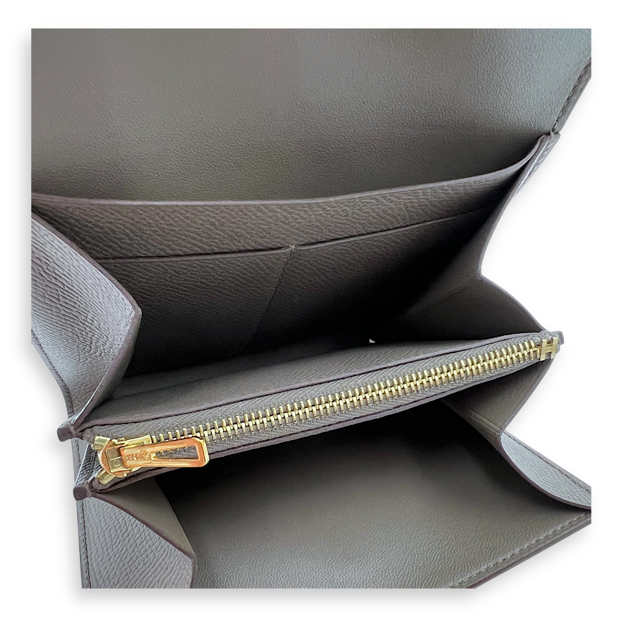 Constance Taupe in Epsom, Gold hardware