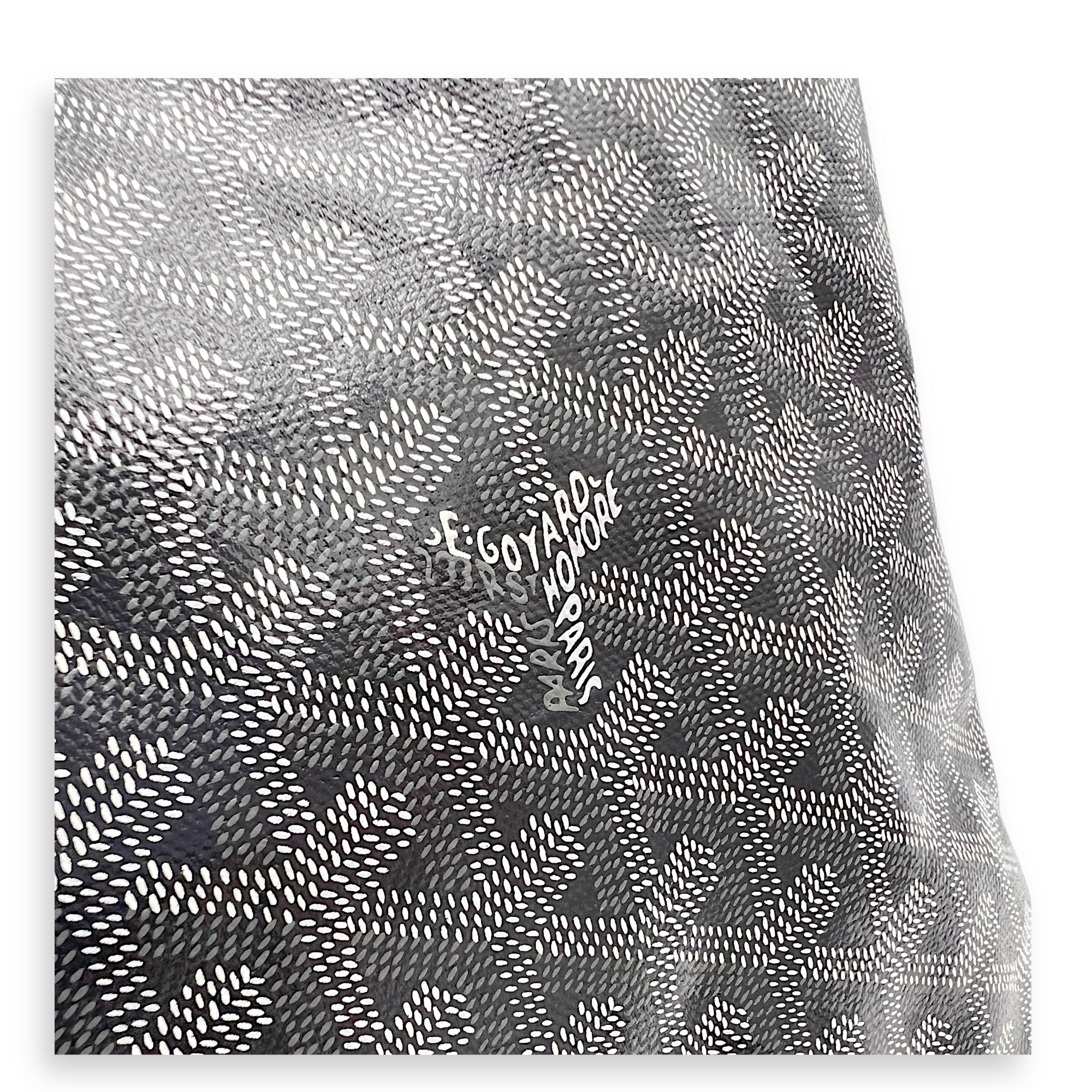 Saint Louis PM Grey in Coated Canvas, Silver hardware