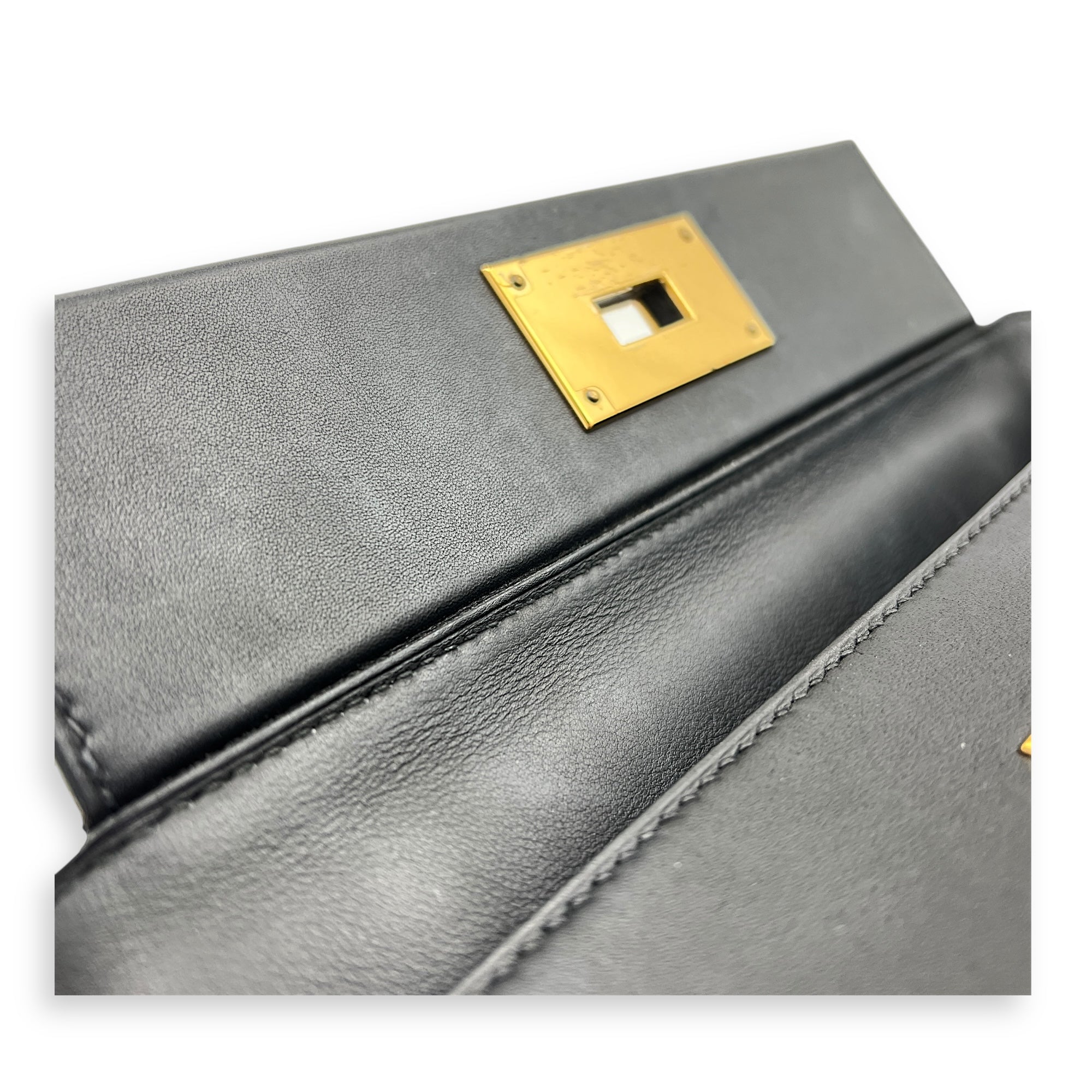 24/24 Black in Clemence, Gold hardware