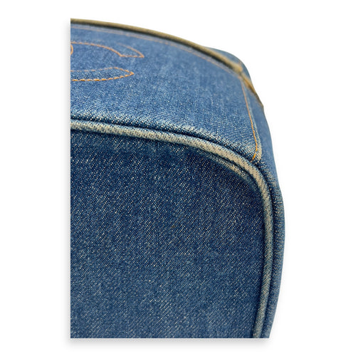 CC Vintage Vanity Bag Blue in Denim, Gold hardware