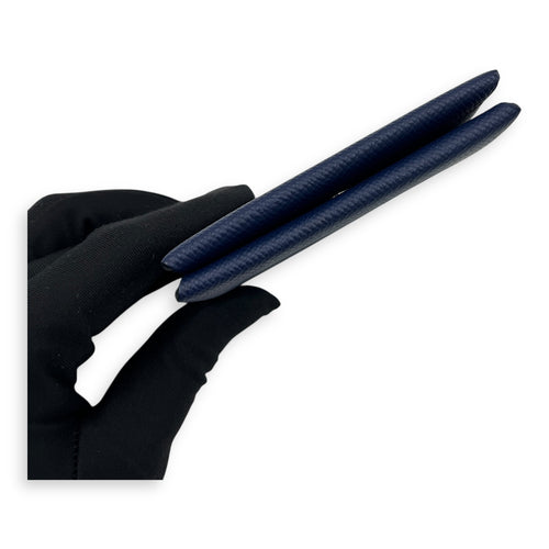 Calvi Blue in Epsom, Silver hardware