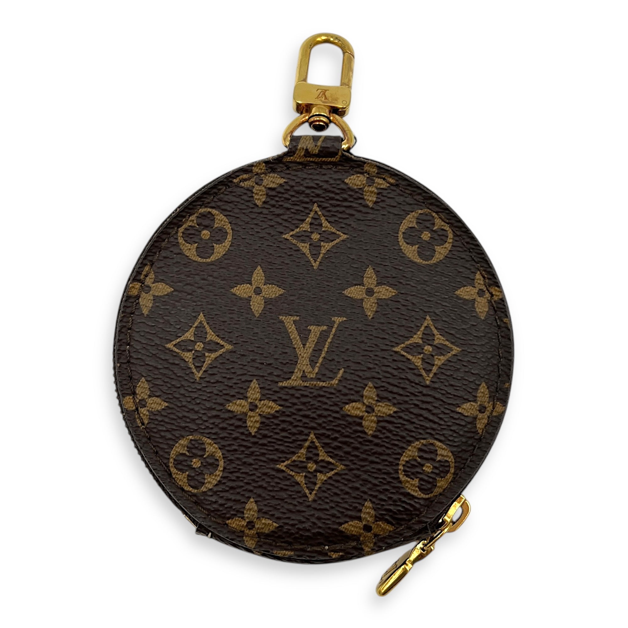Multi-Pochette Accessoires Crossbody Bag Brown in Monogram Coated Canvas, Gold hardware