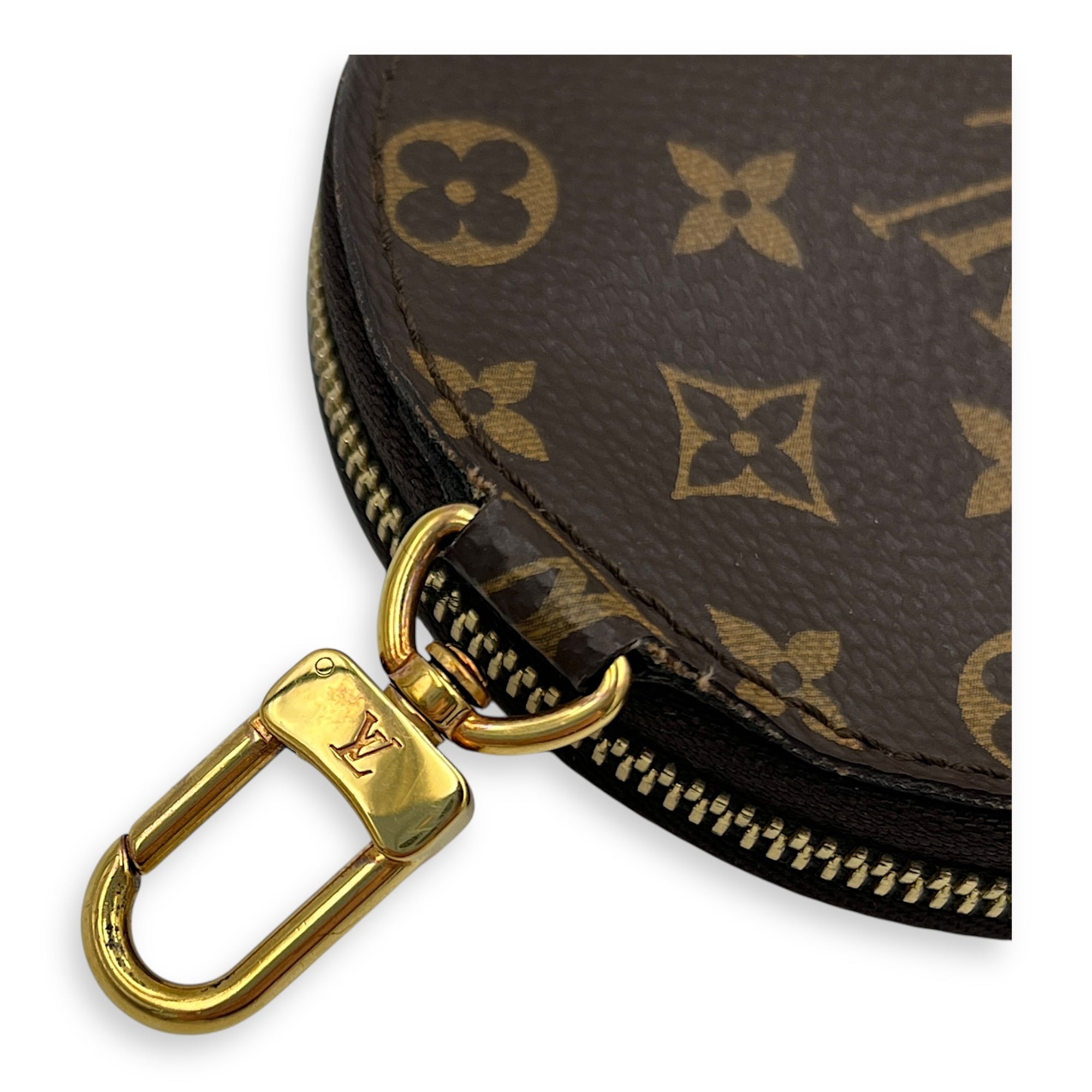 Multi-Pochette Accessoires Crossbody Bag Brown in Monogram Coated Canvas, Gold hardware
