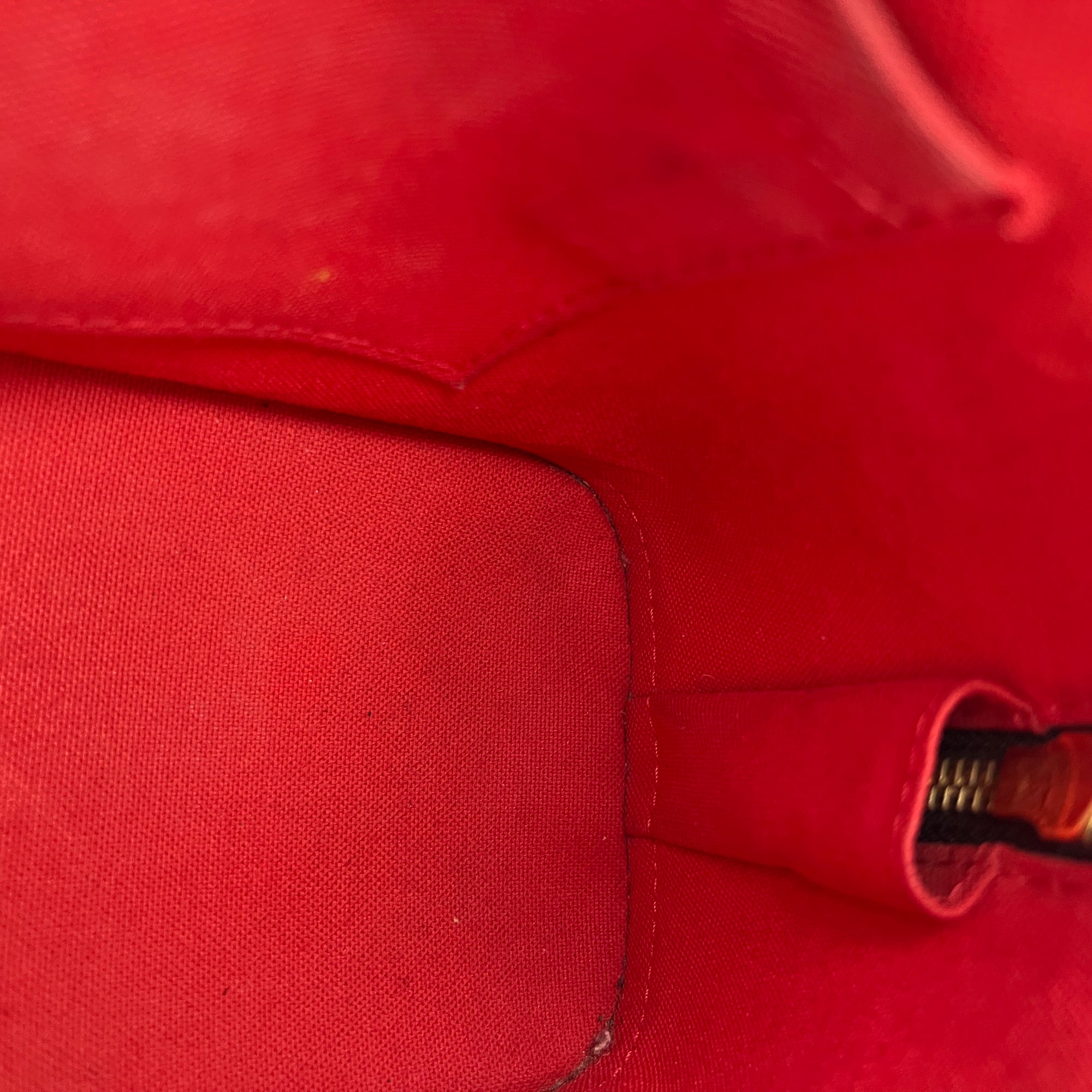 Alma Top Handle Bag Brown in Coated Canvas, Gold hardware