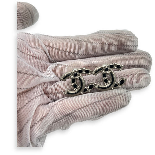 CC Earrings Silver in Metal, Silver hardware