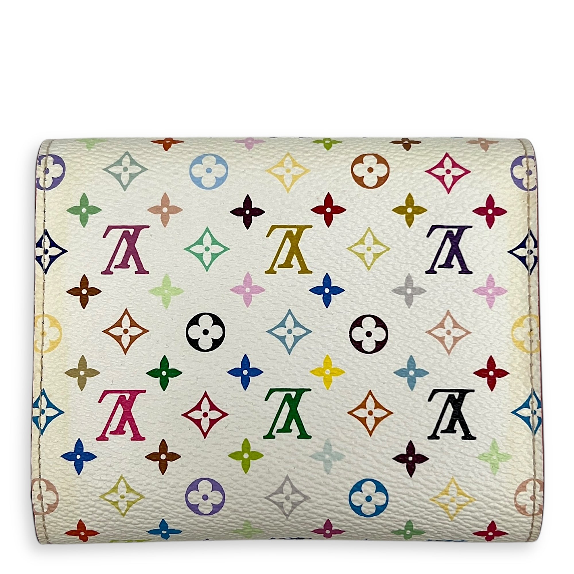 Takashi Murakami Multi-colour Wallet in Coated Canvas, Gold hardware