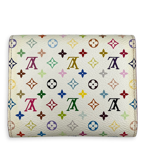 Takashi Murakami Multi-colour Wallet in Coated Canvas, Gold hardware