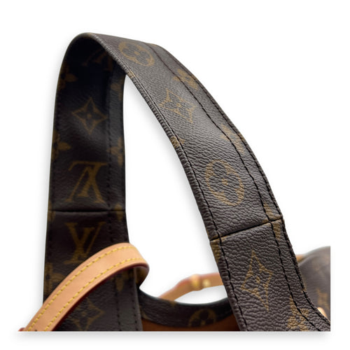 Atlantis Shoulder Bag GM Brown in Monogram Coated Canvas, Gold hardware