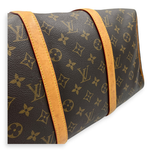 Sofia Coppola  Duffle Bag Brown in Monogram Coated Canvas, Gold hardware