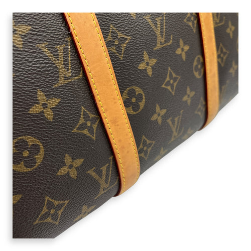 Sofia Coppola  Duffle Bag Brown in Monogram Coated Canvas, Gold hardware