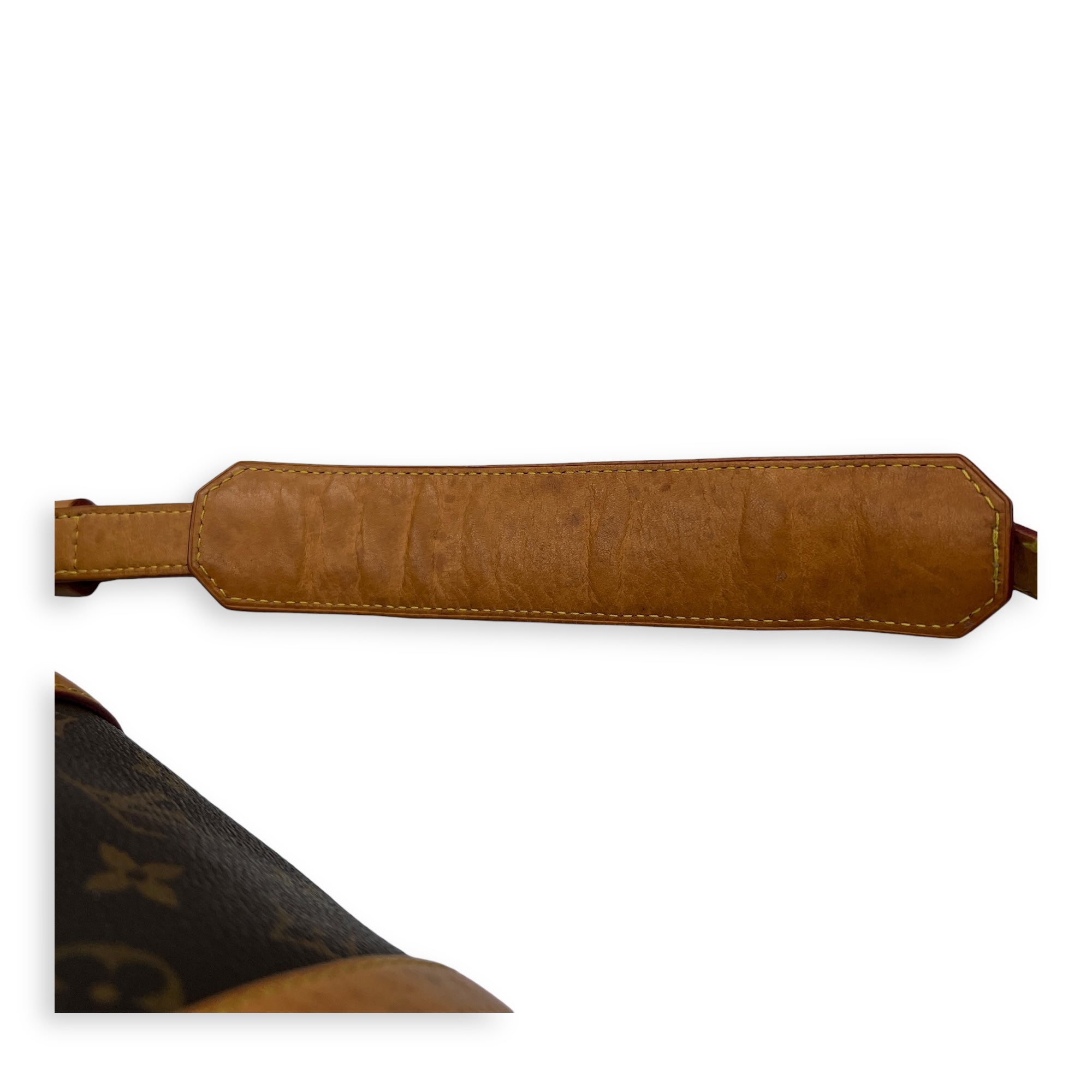 Sofia Coppola  Duffle Bag Brown in Monogram Coated Canvas, Gold hardware