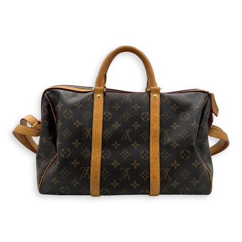 Sofia Coppola  Duffle Bag Brown in Monogram Coated Canvas, Gold hardware