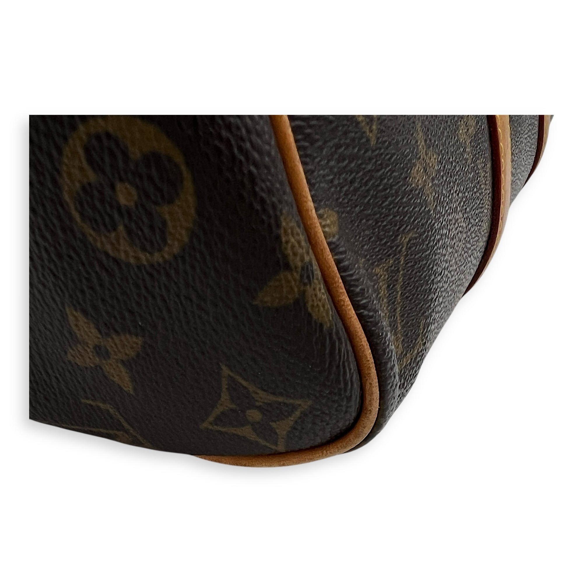 Sofia Coppola  Duffle Bag Brown in Monogram Coated Canvas, Gold hardware