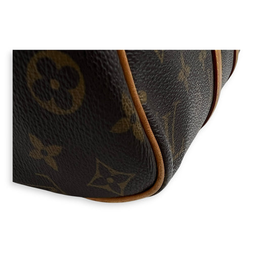 Sofia Coppola  Duffle Bag Brown in Monogram Coated Canvas, Gold hardware