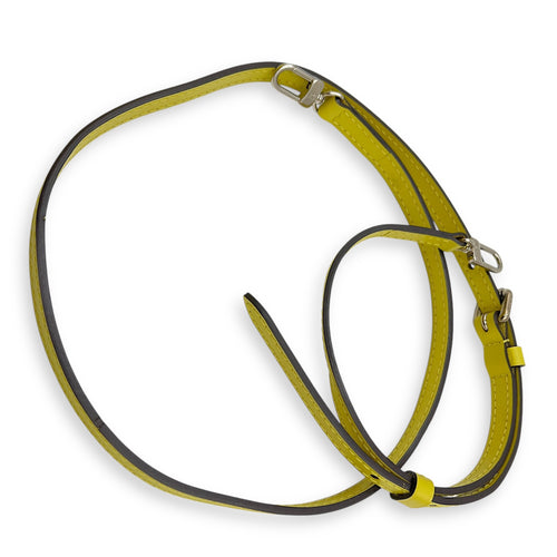 Monceau Crossbody Bag Yellow in Epi Leather, Silver hardware