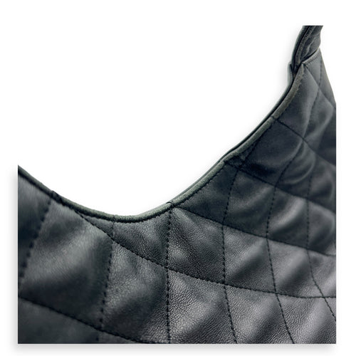ICare Shoulder Bag Black in Lambskin, Gold hardware