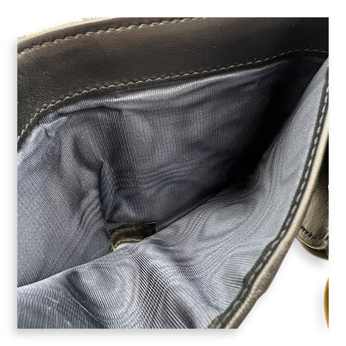 Lotus Wallet Blue in Jacquard, Gold hardware