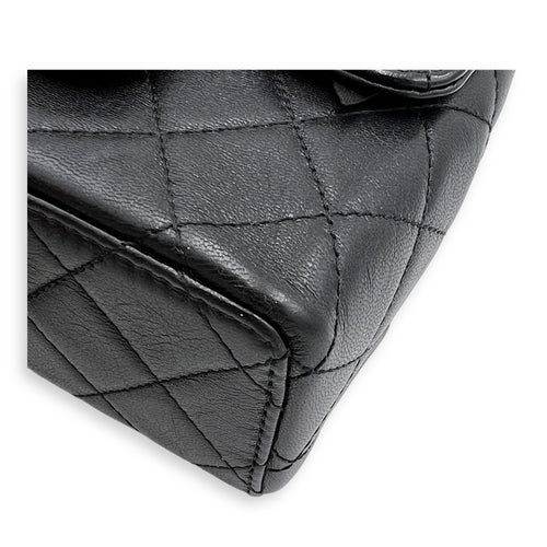 CC Mini Classic Shoulder Bag Black in Calfskin, Gold hardware