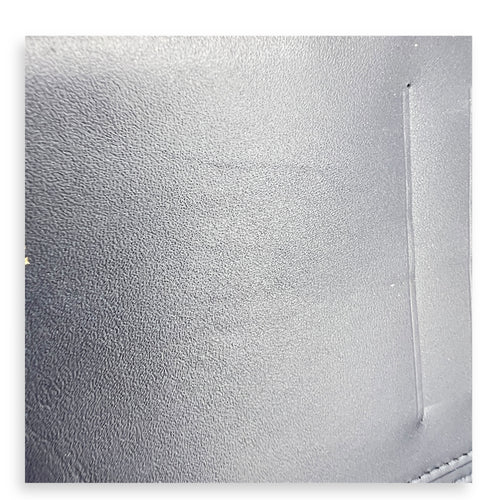 CC Wallet Blue in Caviar Leather, Gold hardware