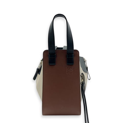 Hammock Crossbody Bag Multi-colour in Calfskin, Silver hardware