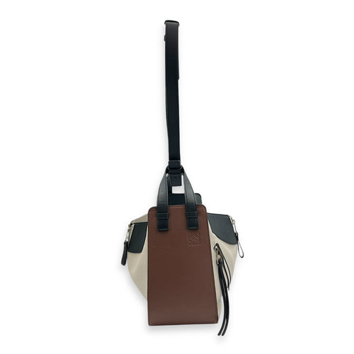 Hammock Crossbody Bag Multi-colour in Calfskin, Silver hardware