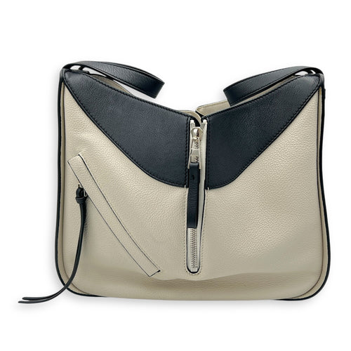 Hammock Crossbody Bag Multi-colour in Calfskin, Silver hardware