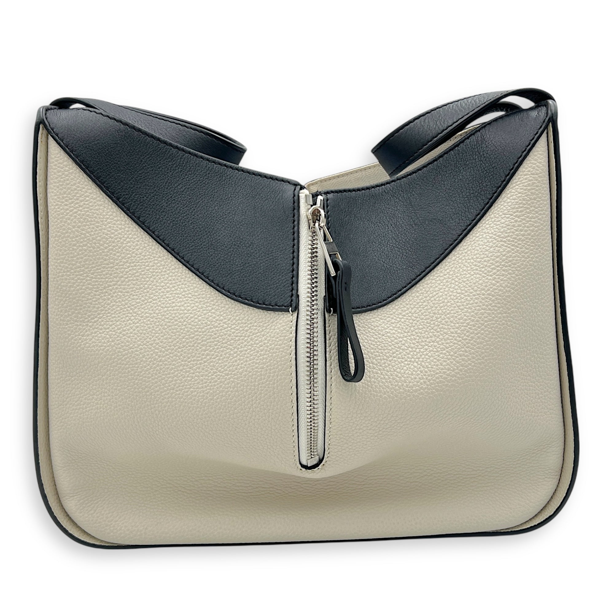 Hammock Crossbody Bag Multi-colour in Calfskin, Silver hardware