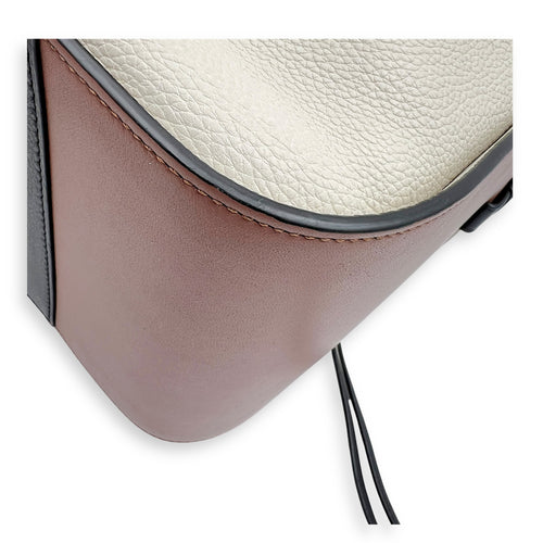 Hammock Crossbody Bag Multi-colour in Calfskin, Silver hardware