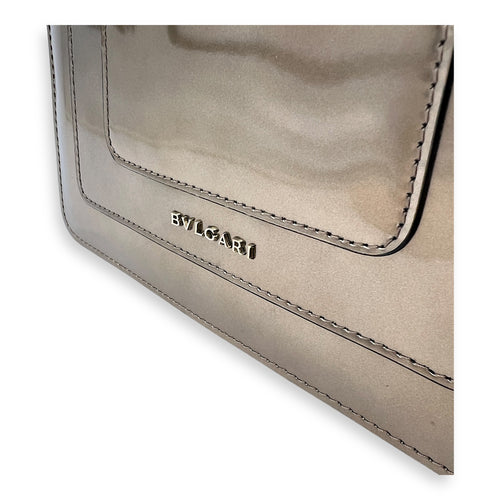 Serpenti Forever Shoulder Bag Gold in Patent Leather, Gold hardware