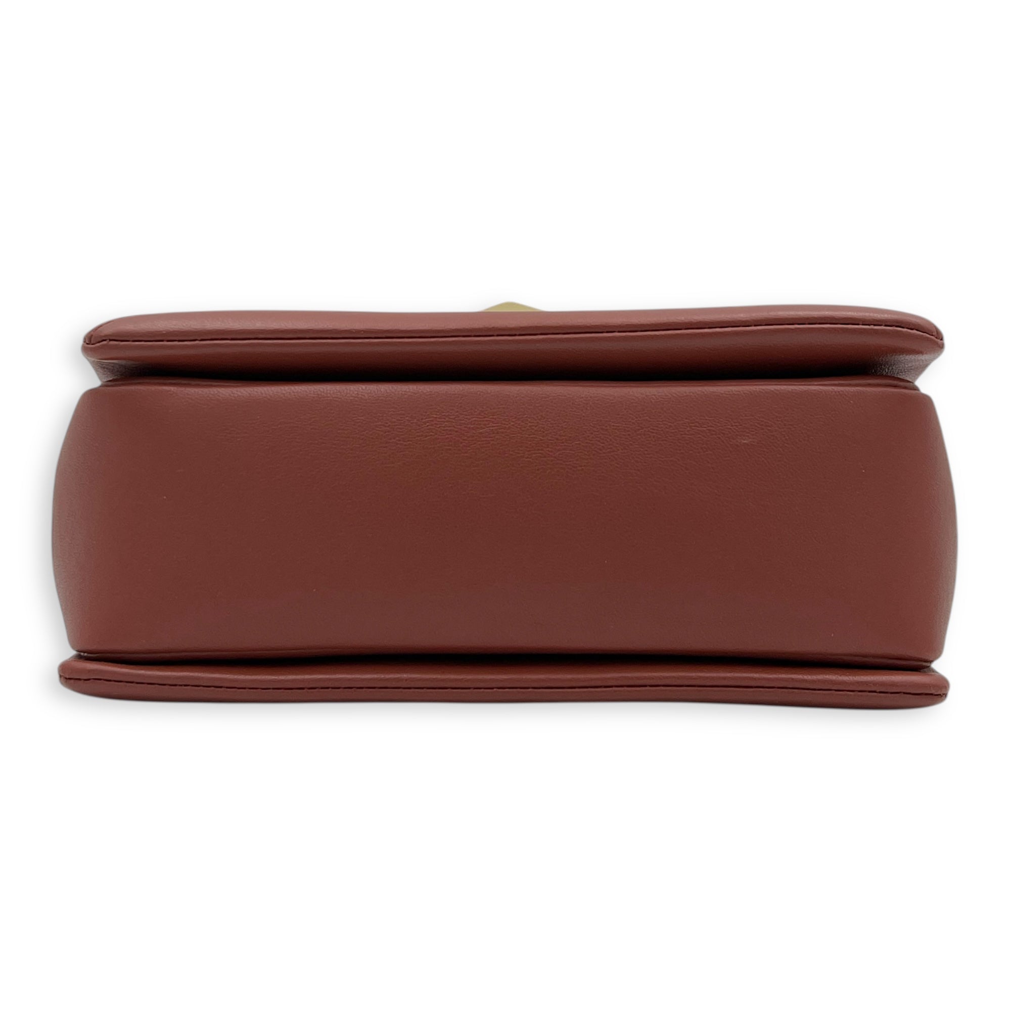 One Stud Shoulder Bag Pink in Lambskin, Gold hardware