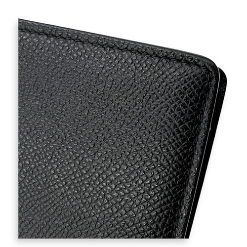 30 Montaigne Wallet On Chain Black in Calfskin, Gold hardware