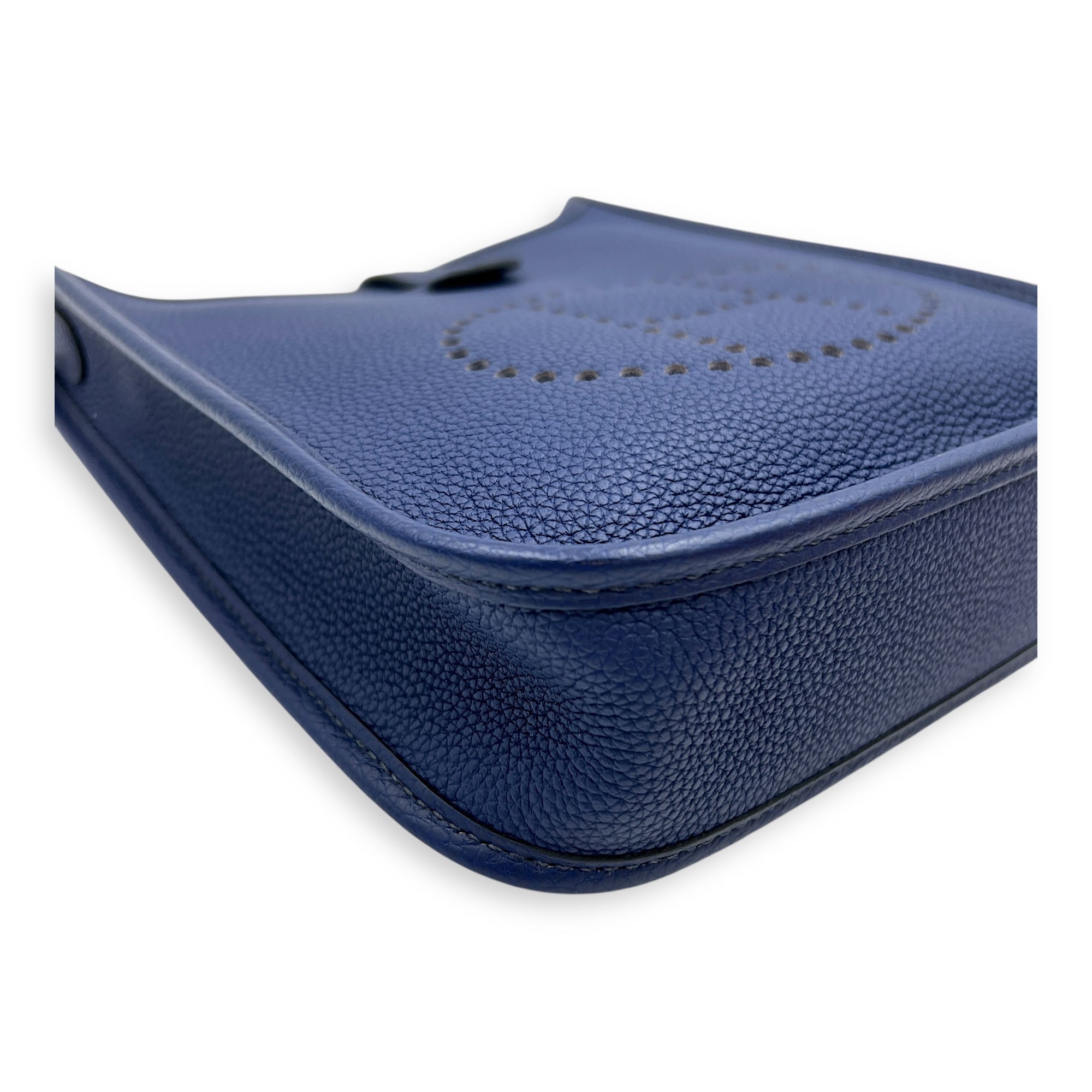 Evelyne Blue in Clemence, Gold hardware