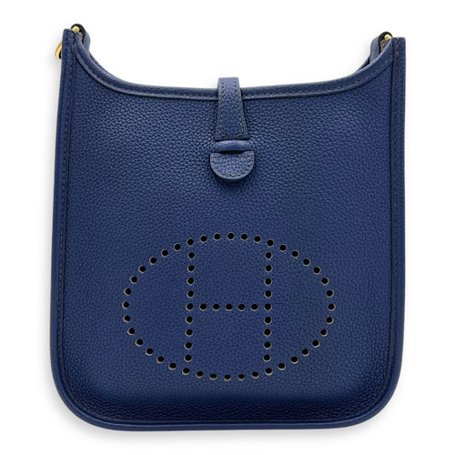 Evelyne Blue in Clemence, Gold hardware