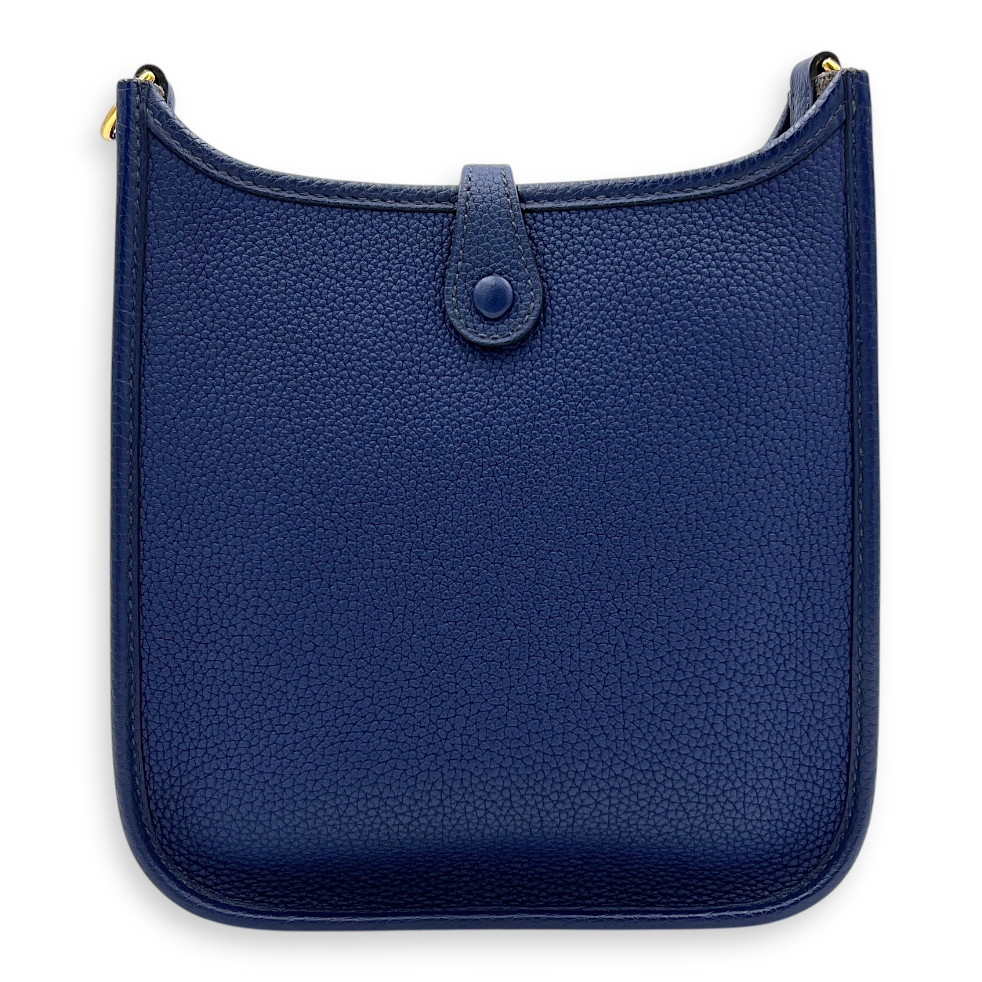 Evelyne Blue in Clemence, Gold hardware