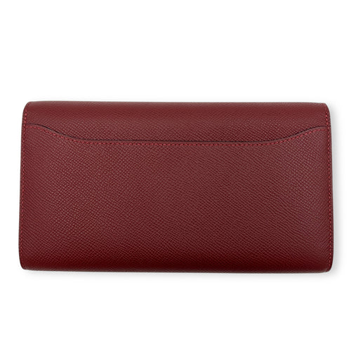 Constance To Go  Rouge H in Epsom, Gold hardware